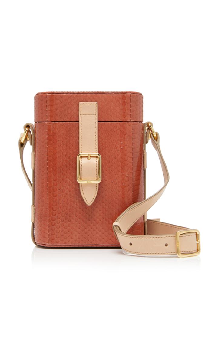 Officina Del Poggio Snakeskin Mini Safari Crossbody