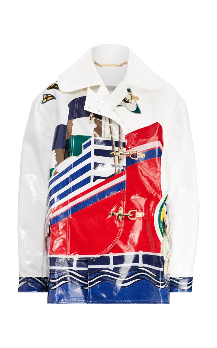 Ralph Lauren Cropped Armand Fireman's Coat