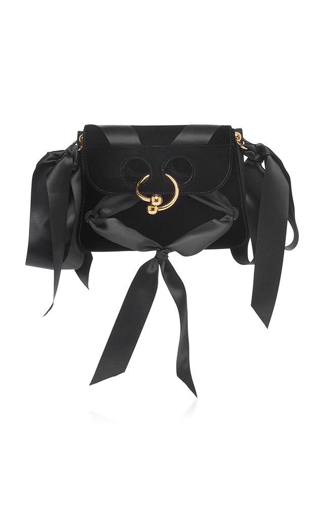 Jw Anderson Pierce Mini Velvet Bag