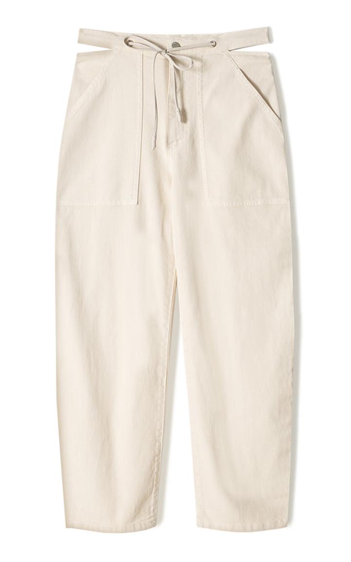 Moda Operandi Nanushka Chace Cutout High-rise Straight-leg Jeans