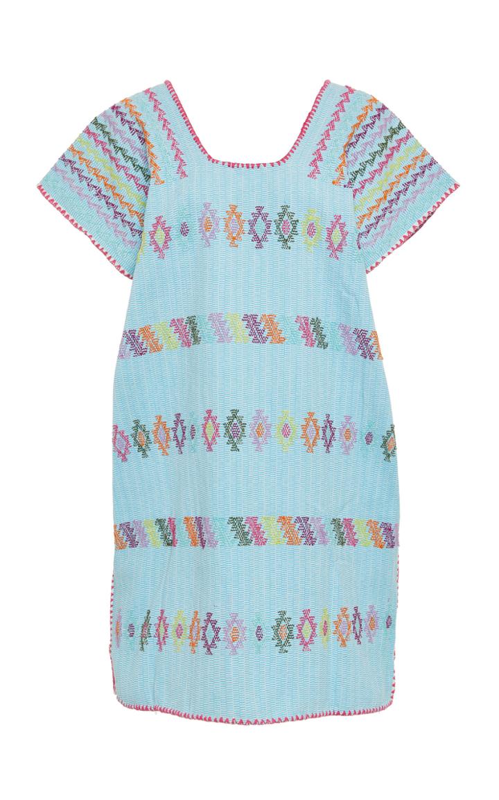 Moda Operandi Pippa Holt Embroidered Cotton Mini Dress
