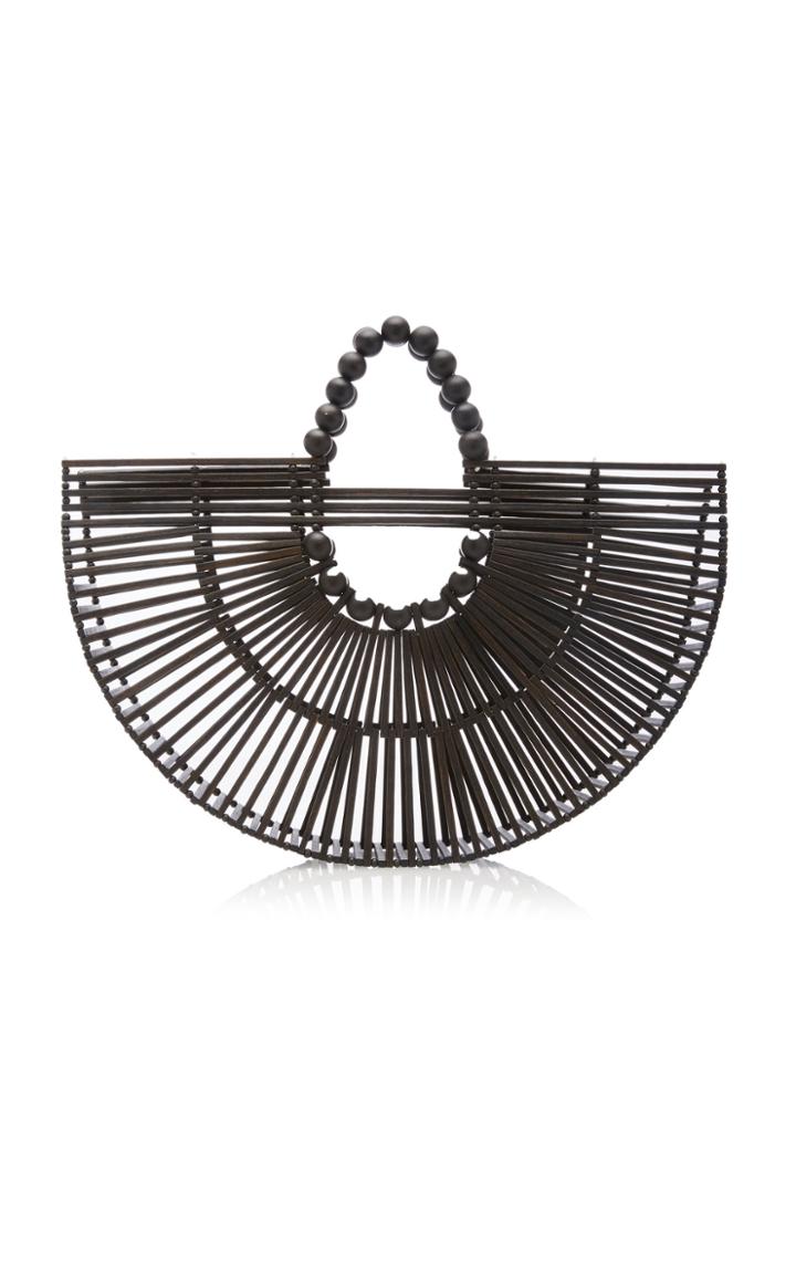 Cult Gaia Fan Bamboo Ark Bag