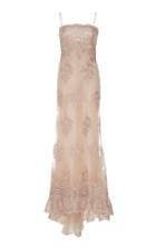 Luisa Beccaria Lace Embroidered Maxi Dress