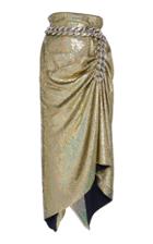 Moda Operandi N21 High-waisted Draped Sequin Skirt