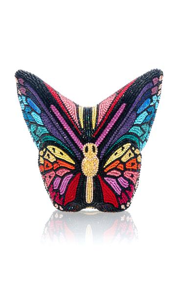 Moda Operandi Judith Leiber Couture Butterfly Mariposa Crystal Novelty Clutch
