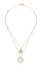 Renee Lewis 18k Gold Opal Moonstone And Diamond Necklace