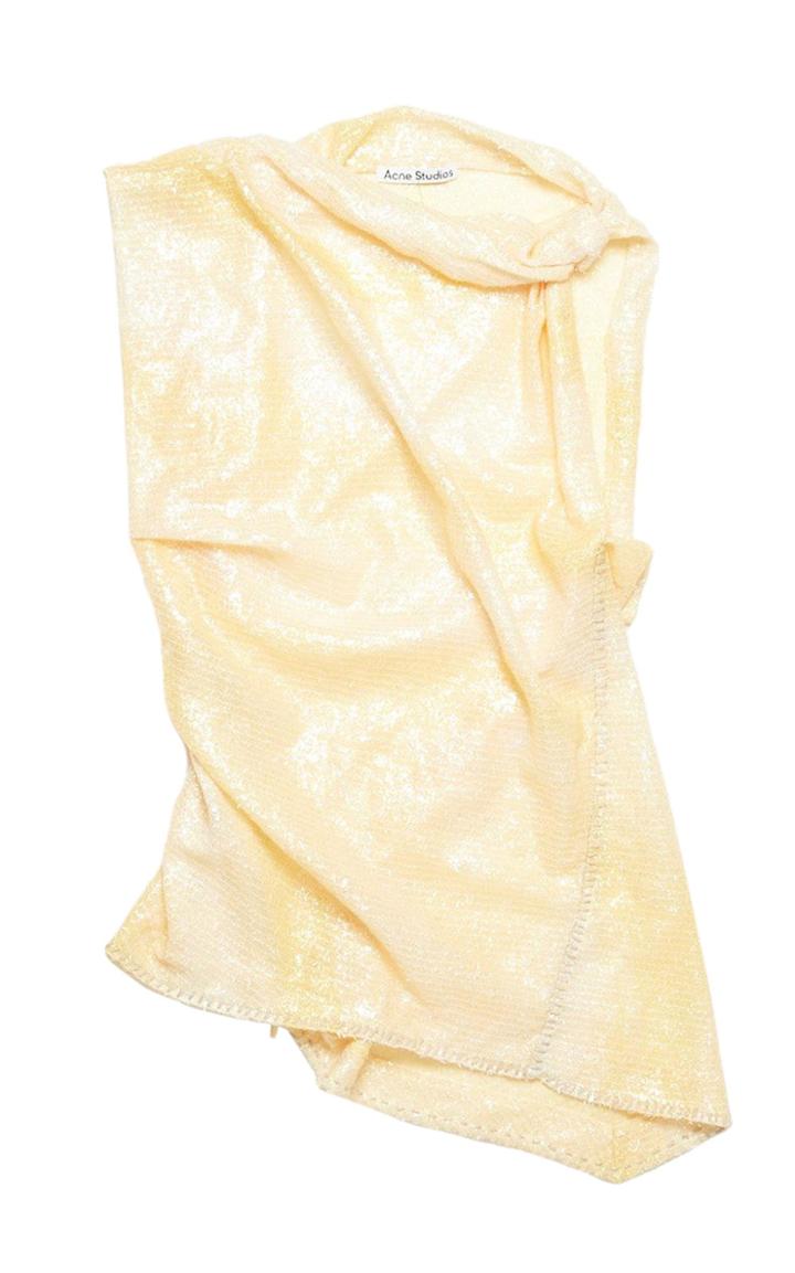 Moda Operandi Acne Studios Sleeveless Jersey Cropped Top