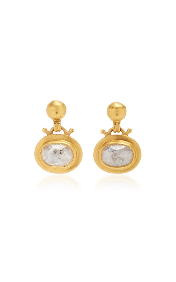 Prounis Small Diamond Bell Earrings