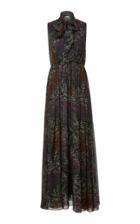Co Sleeveless Printed Maxi Dress
