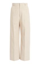 Jacquemus Santon Linen-blend Straight-leg Trousers