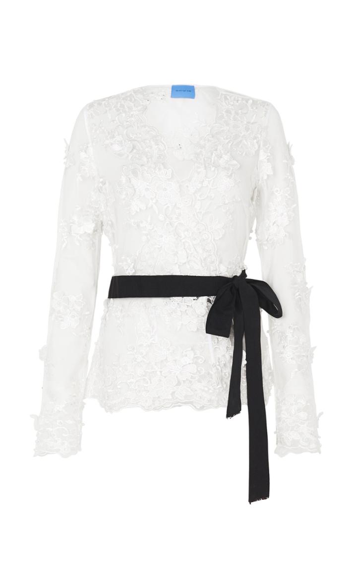 Macgraw Greta Lace Crossover Top