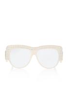 Gucci Crystal-embellished D-frame Acetate Sunglasses