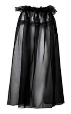 White Story Mia Ruffle Midi Skirt