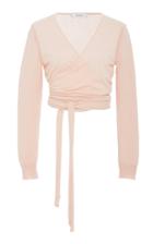 Max Mara Cirino Silk And Cashmere Wrap Top
