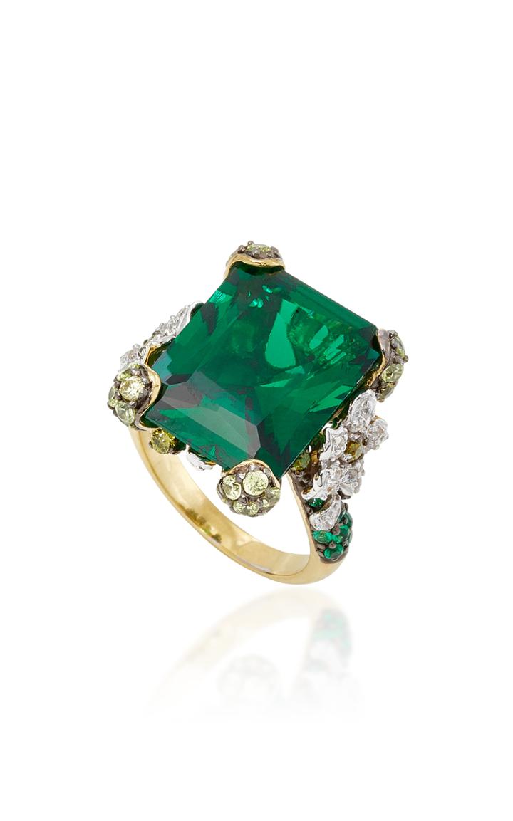 Anabela Chan M'o Exclusive Emerald Cinderella Ring