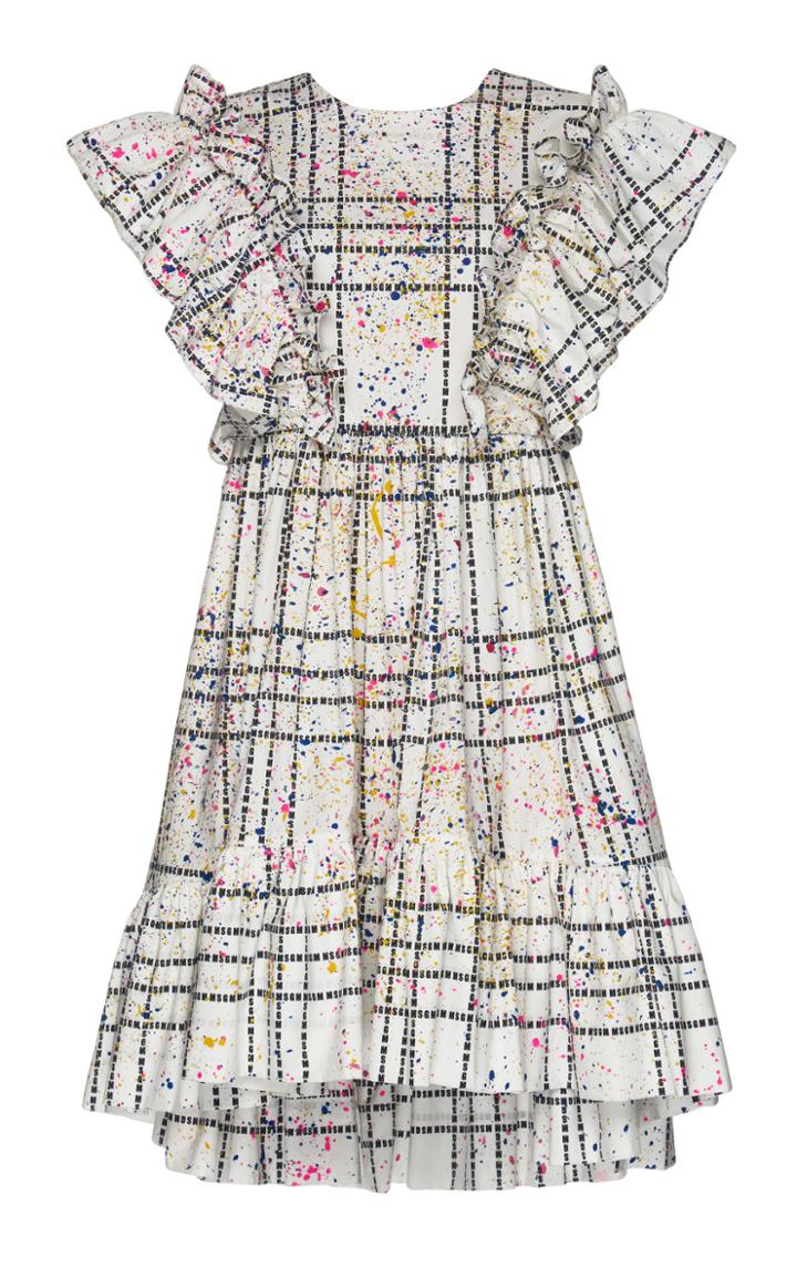 Msgm Ruffle Mini Dress