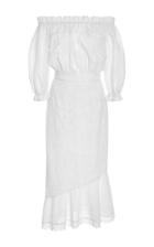 Saloni Broderie Anglaise Cotton Dress