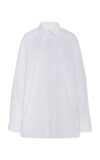 Moda Operandi The Row Big Sisea Cotton Oversized Shirt Size: S