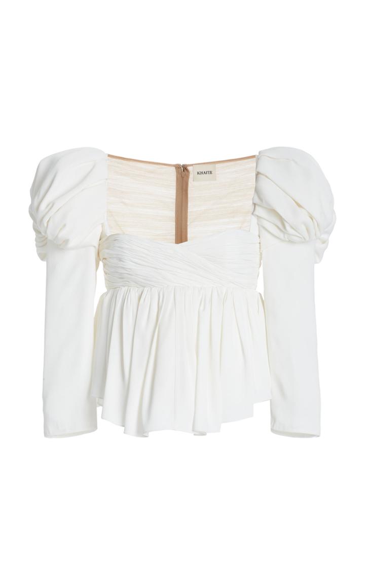 Moda Operandi Khaite Kim Satin Top