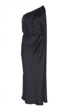 Rochas Oward Double Silk-satin One-shoulder Dress