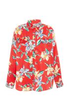 Lost Daze Floral-print Silk Shirt