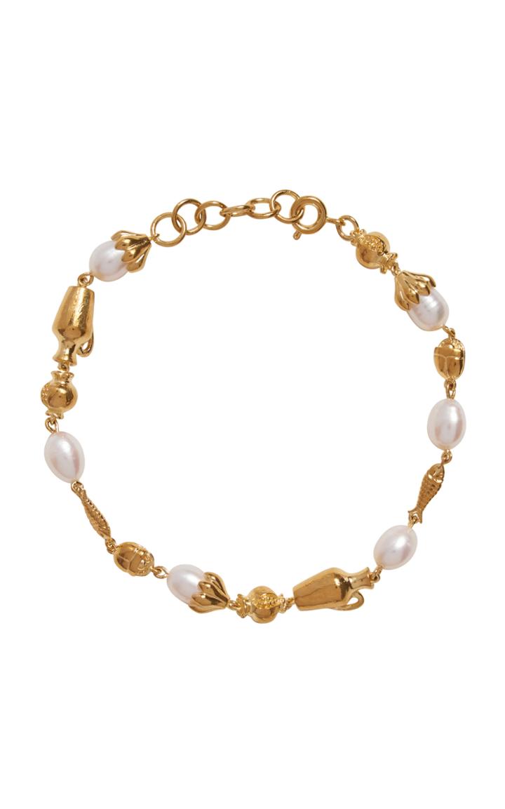 Moda Operandi Pamela Love Mythologie 14k Gold-plated Bracelet