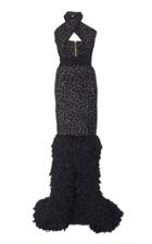 Balmain Halter Mermaid Dress