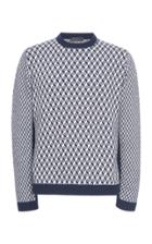 Prada Geometric-print Cashmere Sweater