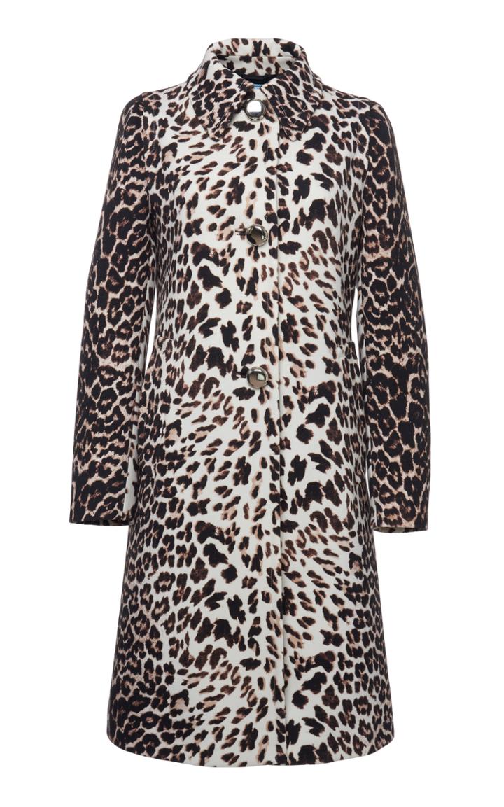 Prada Printed Gabardine Coat