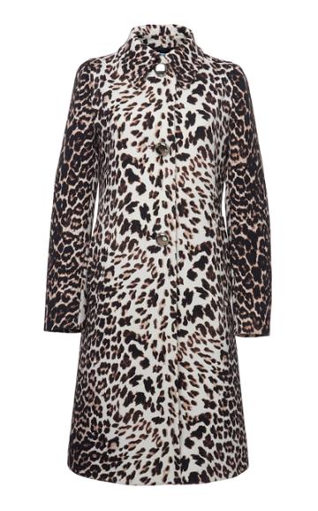 Prada Printed Gabardine Coat