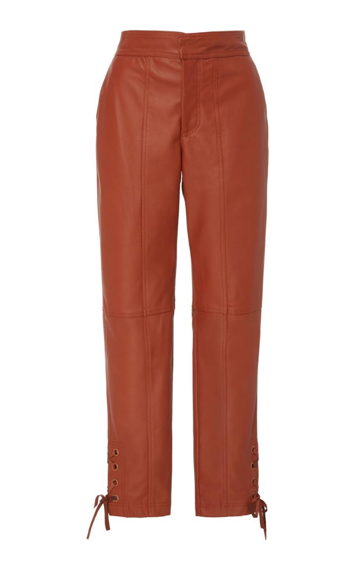 Johanna Ortiz Diversified Leather Slim Leg Trouser