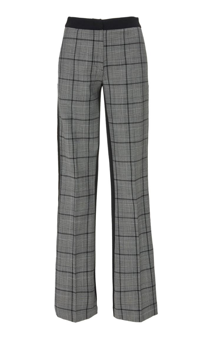 Smarteez Ankle Slit Check Pants