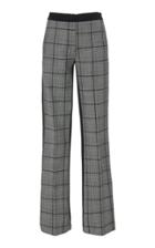 Smarteez Ankle Slit Check Pants