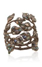 Wendy Yue Black Diamond And Opal Bracelet