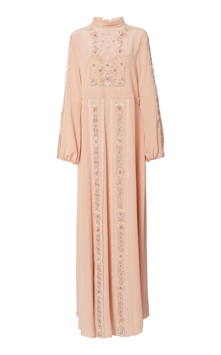 Rochas Long Sleeve Gown