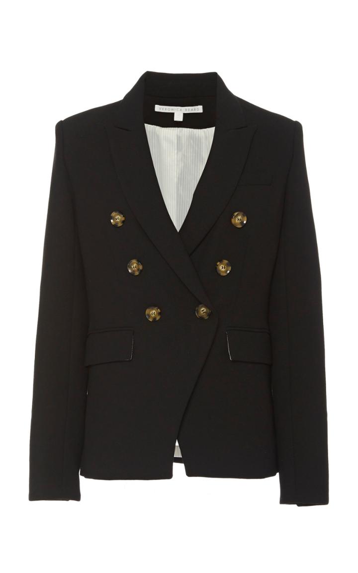 Moda Operandi Veronica Beard Miller Dickey Double-breasted Blazer Size: 2