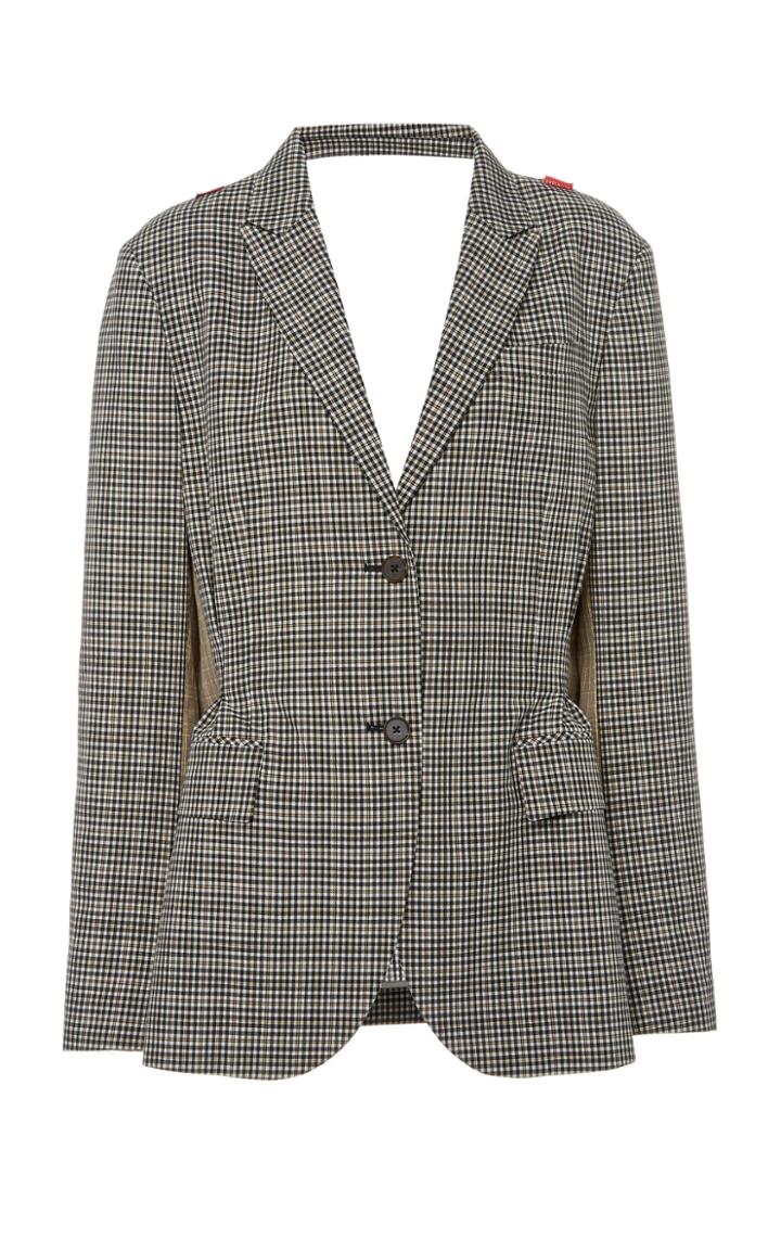 Youser Draped Twill Tailored Jacket