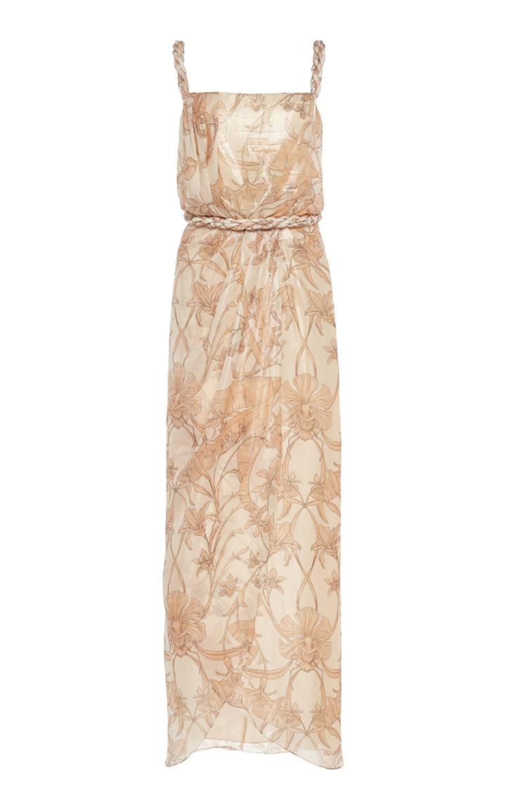 Moda Operandi Johanna Ortiz New Dreams Printed Silk-blend Maxi Dress Size: 2