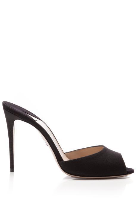 Paul Andrew M'o Exclusive: Artistata Silk Mule Stiletto Heels