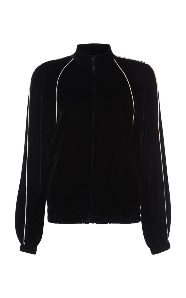 Philosophy Di Lorenzo Serafini Velvet Zip-up Jacket