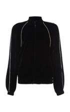 Philosophy Di Lorenzo Serafini Velvet Zip-up Jacket