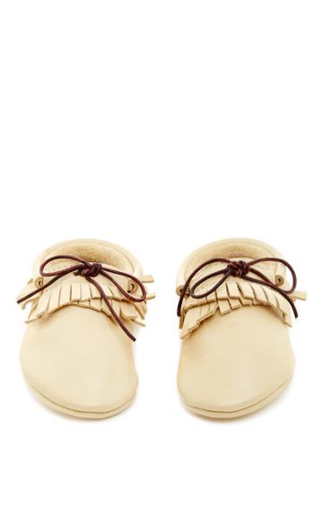 Lex & Liv Leather Running Bear Moccasins
