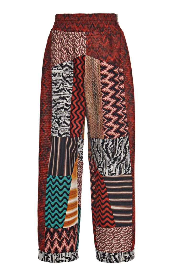 Moda Operandi Missoni Color-block Wool-blend Straight-leg Pants