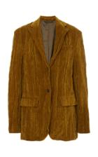 Moda Operandi Acne Studios Jac Crinkled Cotton Velvet Blazer