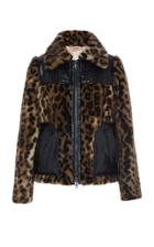 N 21 N&deg;21 Adriana Leopard Faux Fur Jacket