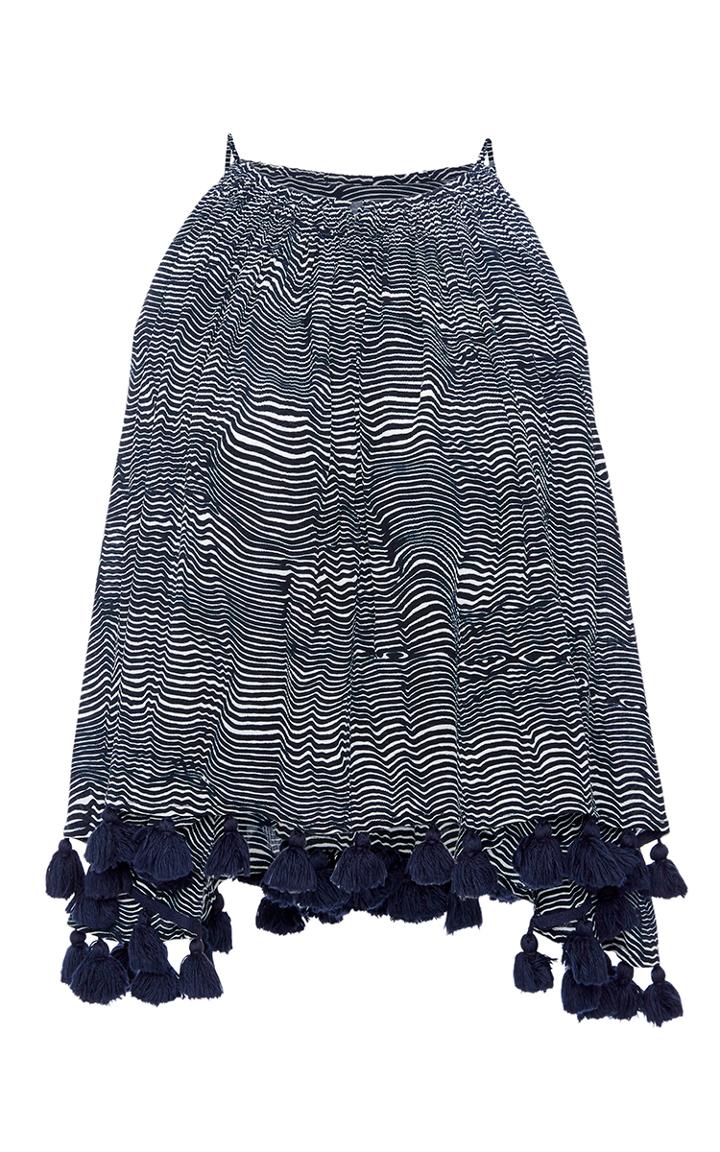 Apiece Apart Earth Wave Print Gallisteo Wabi Top