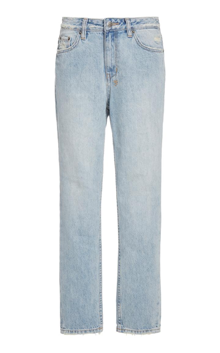 Ksubi Slim Pin High-rise Cropped Jeans
