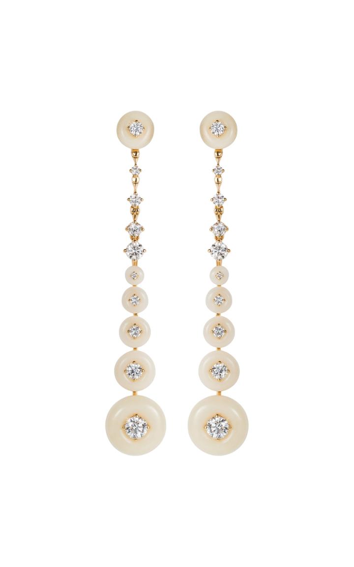 Fernando Jorge Surrounding Diamond, Tauga 18k Yellow Gold Earrings