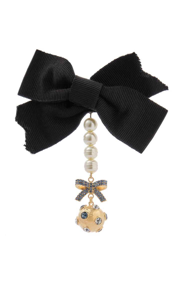 Moda Operandi Erdem Crystal Bow Brooch