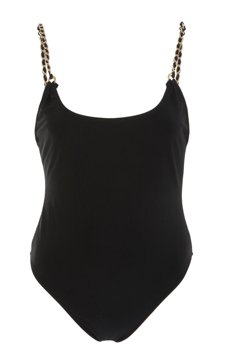 Jonathan Simkhai Metal Chain Strap One Piece